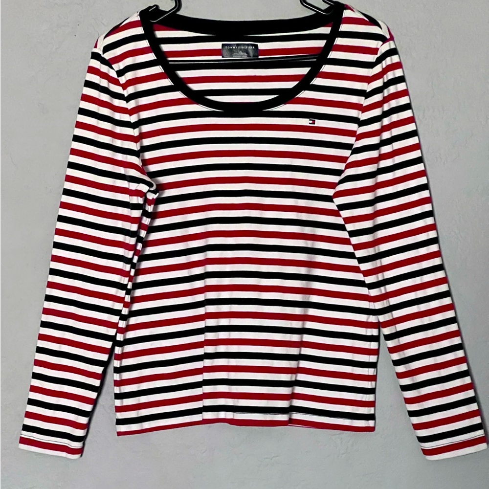 Tommy Hilfiger Classic Stripe Cotton Long Sleeve L